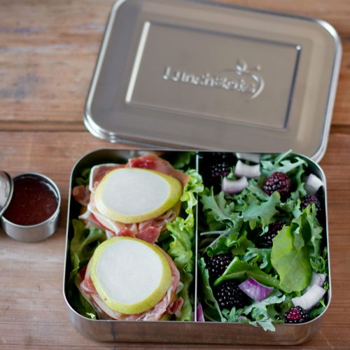 Lunchbot Bento Duo with food for website