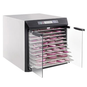 Excalibur 10 Tray Food Dehydrator Stainless Steel with clear front door - Image 1
